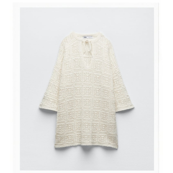 Zara Dresses & Skirts - Zara pointelle knit tunic